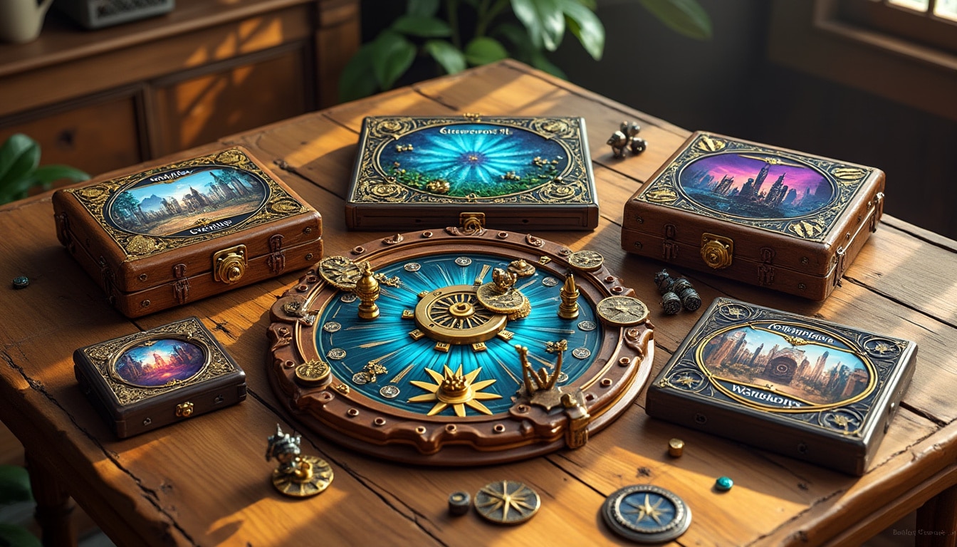 découvrez une sélection de 5 jeux de plateau originaux et atypiques qui apportent une touche d'innovation à vos soirées en famille ou entre amis. variez les plaisirs et plongez dans des expériences ludiques uniques, loin des classiques du genre. idéal pour tous les amateurs de jeux souhaitant explorer de nouvelles aventures.